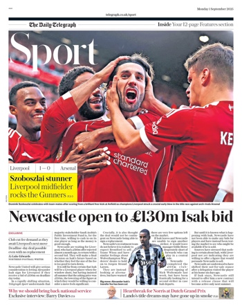 Daily Telegraph Backpage