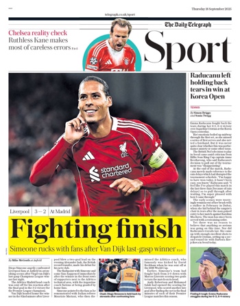 Daily Telegraph Backpage
