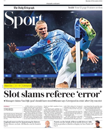 Daily Telegraph Backpage