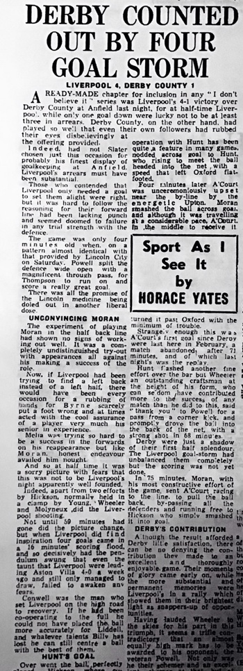 Derby Counted Out By 4 Goal Storm