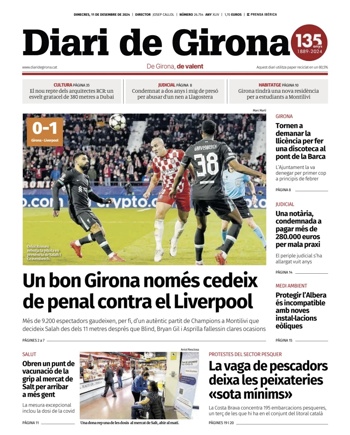 Diari De Girona Frontpage