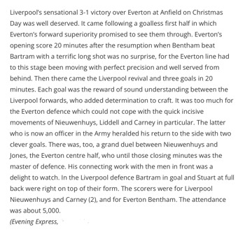 Evening Express Report