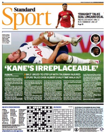 Evening Standard Backpage