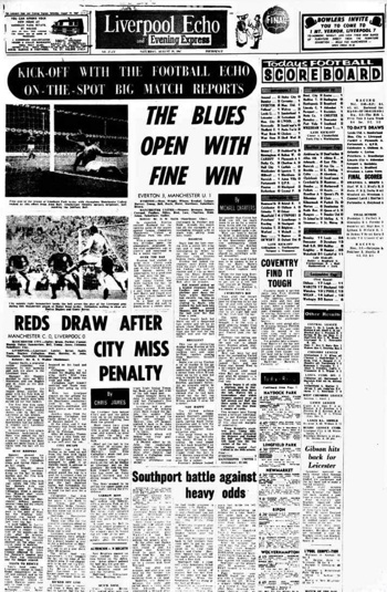 Football Echo Frontpage