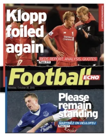 Football Echo Frontpage
