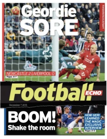 Football Echo Frontpage
