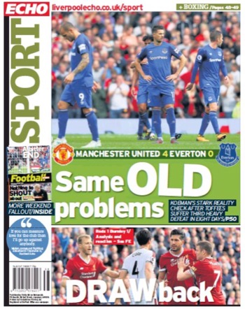 Football Echo Frontpage