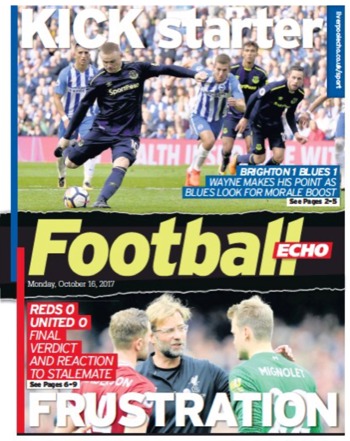 Football Echo Frontpage