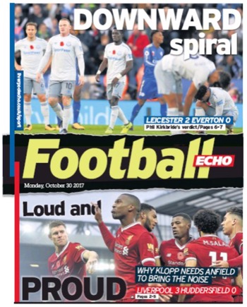 Football Echo Frontpage