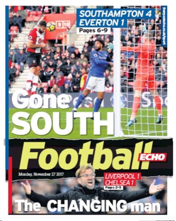 Football Echo Frontpage