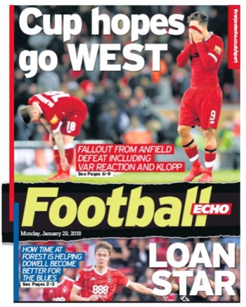Football Echo Frontpage