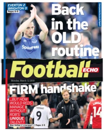 Football Echo Frontpage