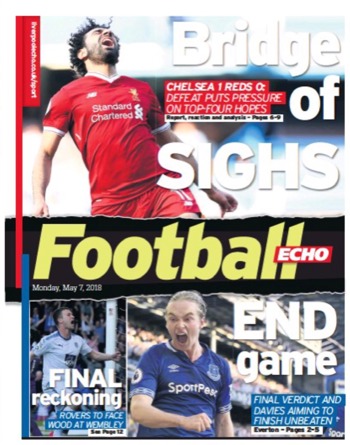 Football Echo Frontpage