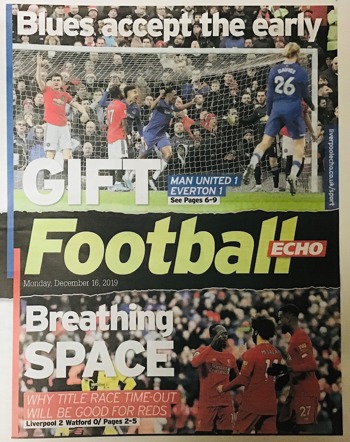 Football Echo Frontpage