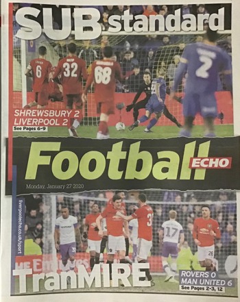 Football Echo Frontpage