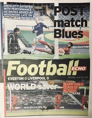 Football Echo Frontpage