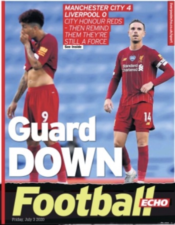 Football Echo Frontpage