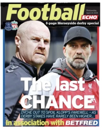 Football Echo Frontpage (Before match)