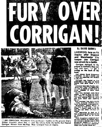 Fury Over Corrigan