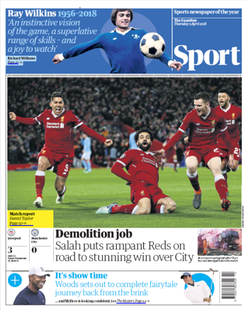 Guardian Sports Page