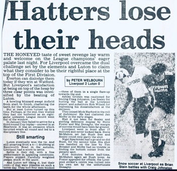 Hatters Lose Their Heads