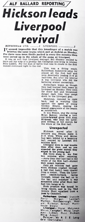 Hickson Leads Liverpool Revivial