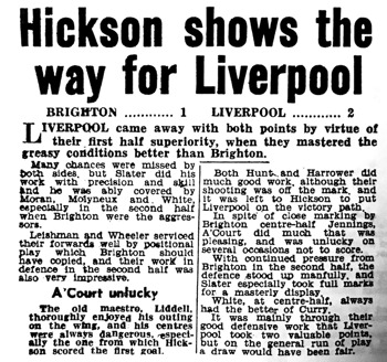 Hickson Shows The Way