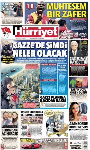 Hurriyet Frontpage