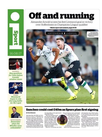 I Sport Backpage