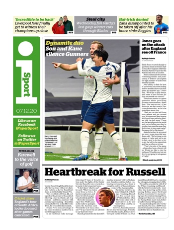 I Sport Back Page