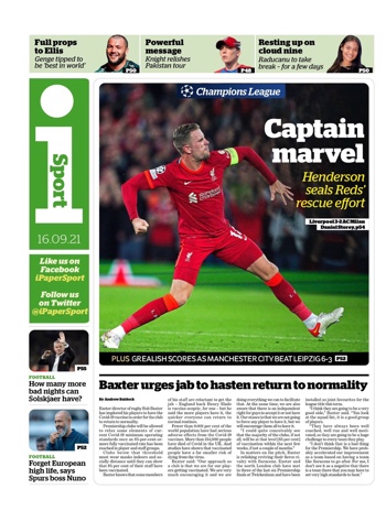 I Sport Backpage