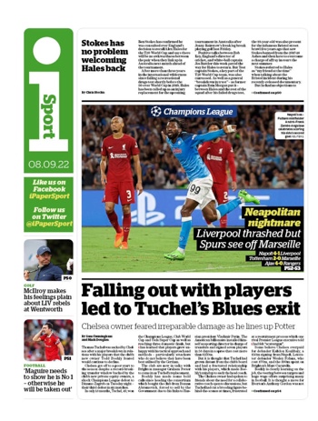 I Sport Backpage