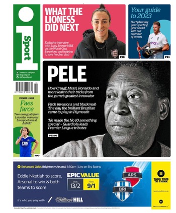 I Sport Frontpage