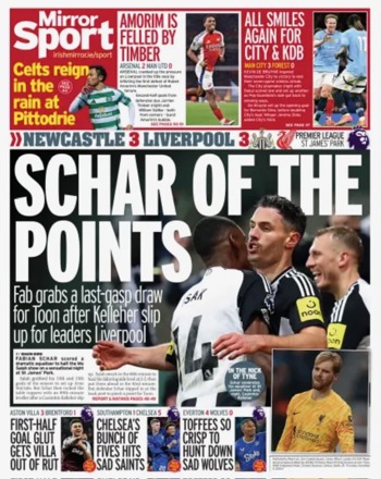 Irish Daily Mirror Backpage