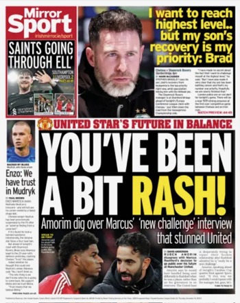 Irish Daily Mirror Backpage