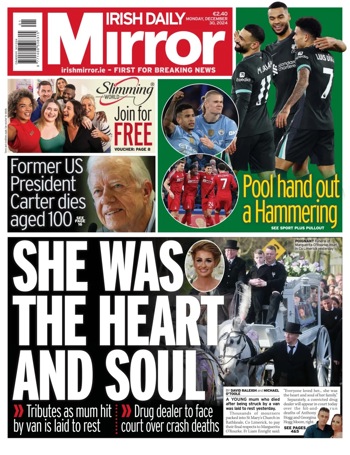 Irish Daily Mirror Frontpage