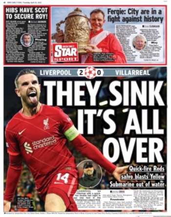 Irish Daily Star Backpage