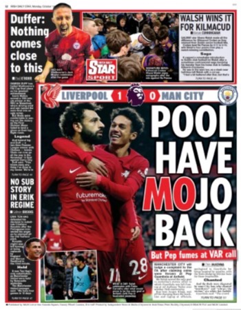 Irish Daily Star Backpage