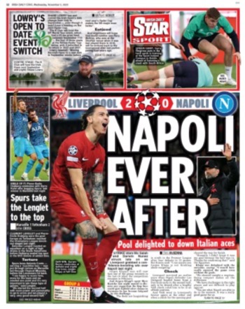Irish Daily Star Backpage
