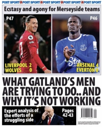 Irish Daily Star Backpage