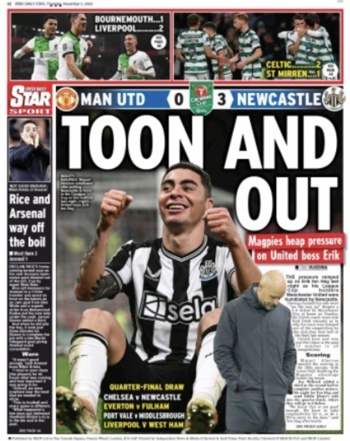 Irish Daily Star Backpage