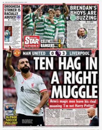 Irish Daily Star Backpage