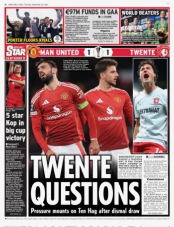 Irish Daily Star Backpage