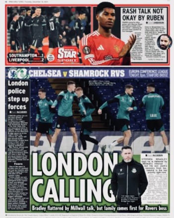 Irish Daily Star Backpage