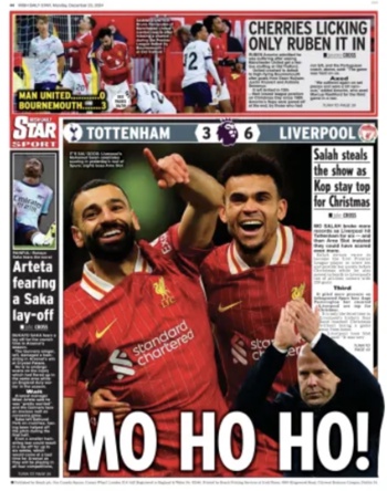 Irish Daily Star Backpage