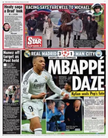 Irish Daily Star Backpage