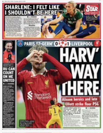 Irish Daily Star Backpage