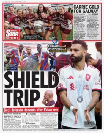 Irish Daily Star Backpage