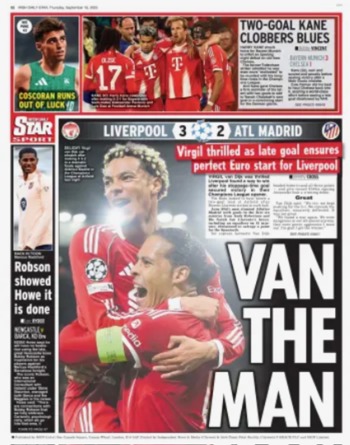 Irish Daily Star Backpage