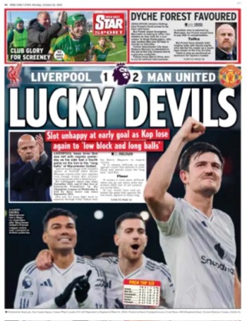 Irish Daily Star Backpage